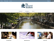 Tablet Screenshot of deuitzendstudent.nl